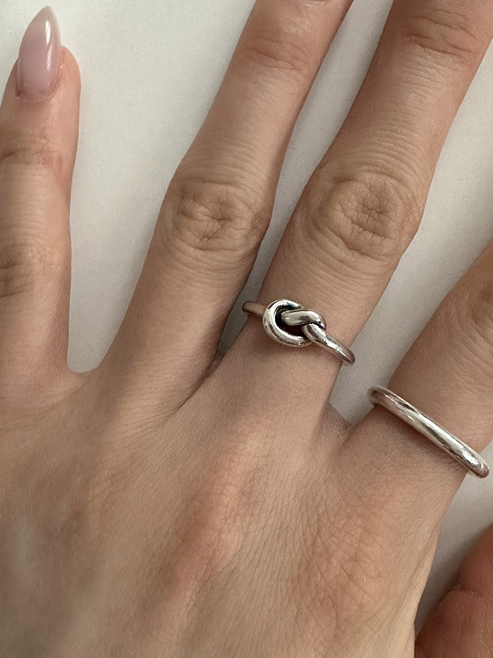 [92.5silver] Knot ring