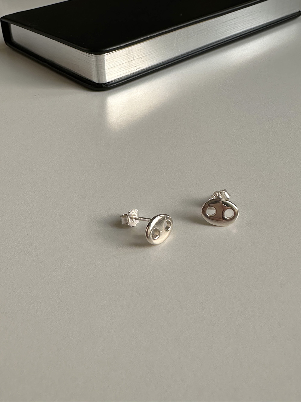 [92.5silver] Pig nose earring